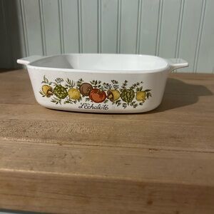 Vintage L’Echalote Corningware Baking Dish 1 Qt
